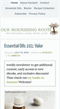 Mobile Screenshot of ournourishingroots.com